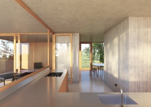 Hiša betonskih jeder - kuhinja